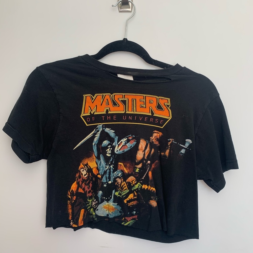 Vintage MASTERS OF THE UNIVERSE TEE cropped